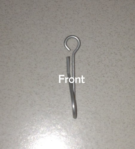Key hook for coin door - for, on
