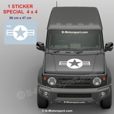 1 autocollant ETOILE US ARMY