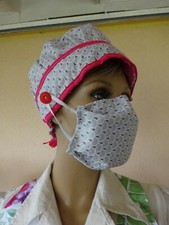 MASQUE DE PROTECTION TISSU LAVABLE DIVERS COLORIS FAIT MAINS