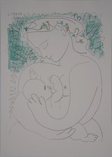 Pablo PICASSO : Grande Maternité - Lithographie signée