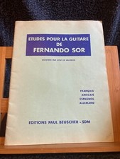 Etudes pour la guitare de