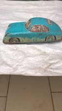Jouer ancien JOUSTRA  voiture en tôle PORSCHE à friction 