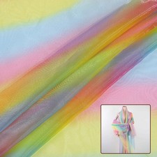 Tissu organza pratique color�� unique 91,4*150 cm Dacron facile �� manipuler