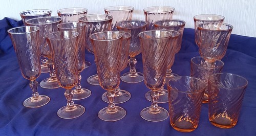 Service verres vintage - de,