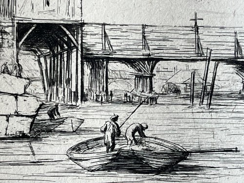 Charles meryon gravure - gravure, eau