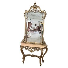 Console de style baroque, bois