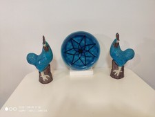 Assiette R.L.M Chantrier Sauzelle Ile d' Oléron années 60 1960 's + deux coqs bl