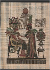 VERITABLE PAPYRUS D'EGYPTE SUPERBE ETAT