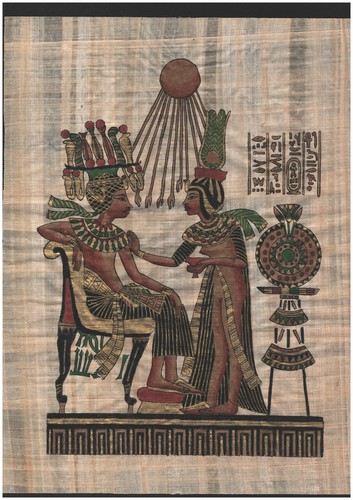 Veritable papyrus egypte - papyrus, d'egypte