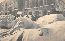 CPA 39 MOREZ SOUS LA NEIGE / LA GRANDE RUE