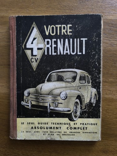 Ancien livre votre renault - livre,