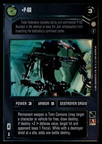 Foil star wars ccg - p-60,