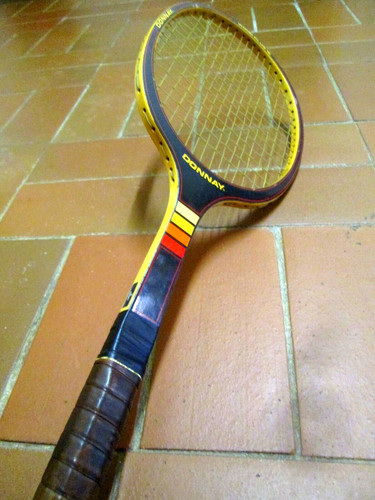 Raquette tennis bois racket - raquette,