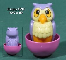 Kinder montable 1997, culbuto K97 n 50 hibou yeux posés, sans BPZ