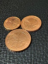 Pièces de 1-2-5  centimes d'euro Allemagne 2009 atelier G neuves de rouleau +++