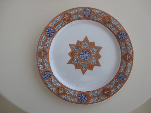 Assiette gien décor henri - gien, ii
