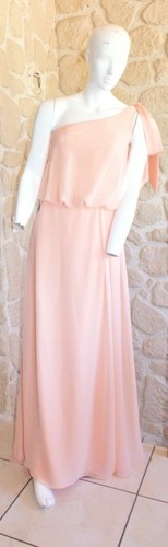 Robe cocktail pêche petit - , 40