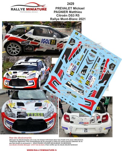Decals ref 2429 citroen - decals, 1/43