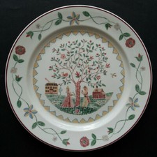 RARE sublime GRANDE ASSIETTE