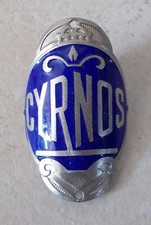 Stemma Fregio CYRNOS Francia  Bici Bicicletta d'Epoca Head Badge #3