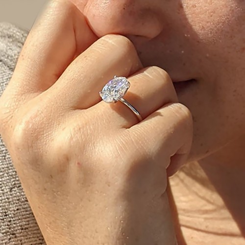 Bague diamant mariage platine