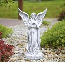 Ange avec ailes pierre Dévotion Catholique Prière Statue Église Priest 