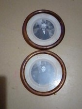 Paire Cadres Photo Ronds