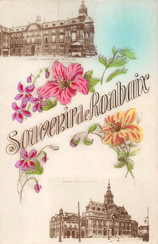 Cpa souvenir roubaix - cpa,