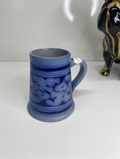 Chope à bière en grès d’Alsace fait main signer À.Himgerter Betschdorf bon etat