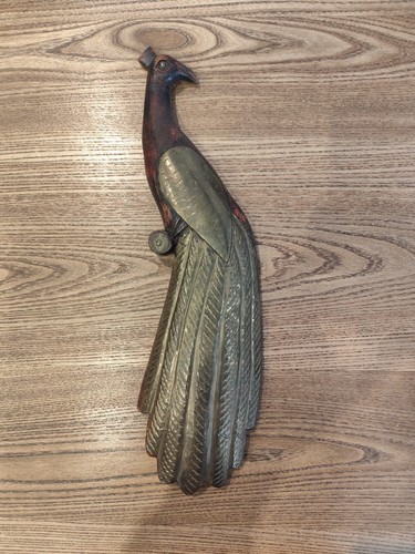 Magnifique paon bois et - paon,
