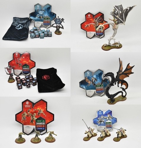 Heroscape figures with cards - figures,
