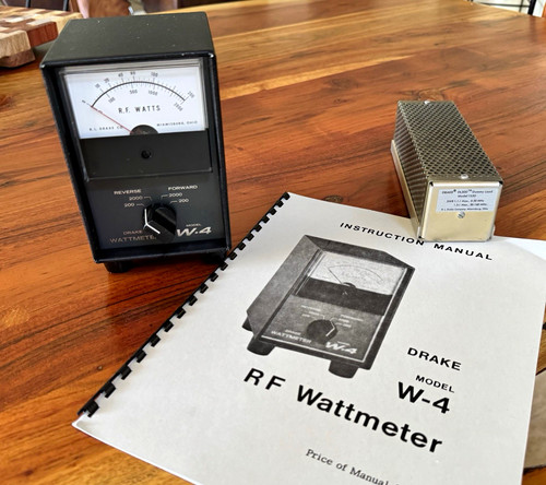 Drake rf wattmeter - w-4,