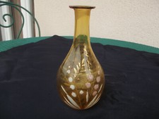 carafe émaillée brins de muguet blanc et rose