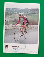 CYCLISME carte cycliste PERIN SERGE équipe MERCIER MIKO Vivagel 1979 Signée