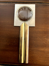 Loupe lecture - presse papier - Laiton et métal