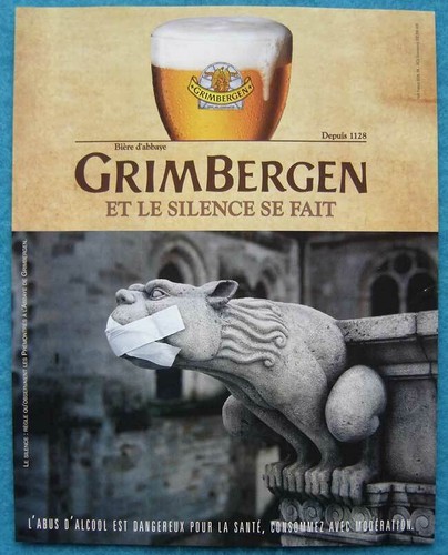 Publicité papier bière - publicité,