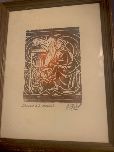 Linogravure originale p - originale, de