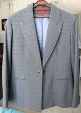 tailleur femme 3 pièces DEVERNOIS taille= 40( tissu=prince de galles)