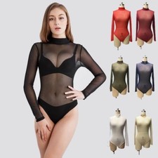 FEMME TRANSPARENT justaucorps