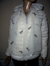 FOULARD  DAMASSE BLANC YSL  133 cm X 28 cm NEUVE