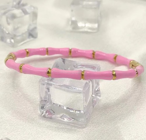 Bracelet rose acier couleur - acier,