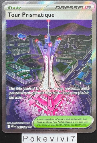 Carte pokemon tour prismatique - carte,