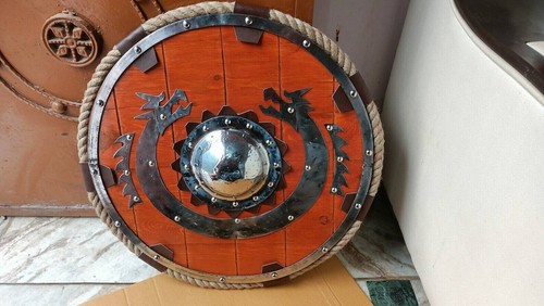 Bouclier rond dragon