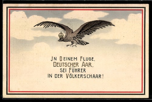 Aigle allemand avec couronne