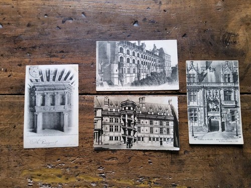 Lot cartes postales loir - cartes, et