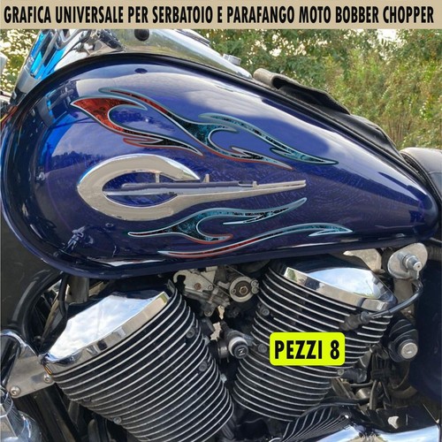Kit autocollants moto bobber - kit, 8