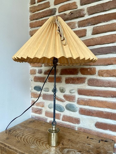 Lampe ancienne poids laiton - ancienne,