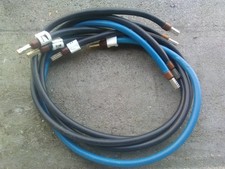 4 x 60cm : fils / cable d'alimentation  HO7-VK 10 mm² 10mm2 souple + embouts