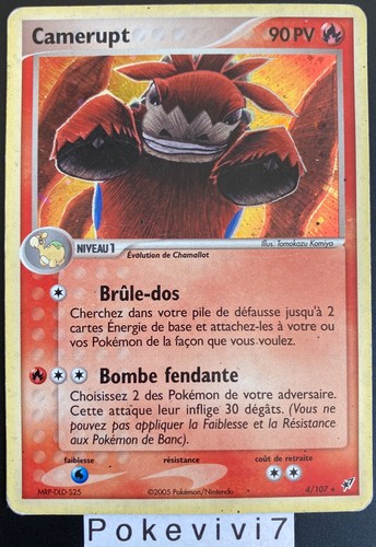 Carte pokemon camerupt - pokemon, 4/107