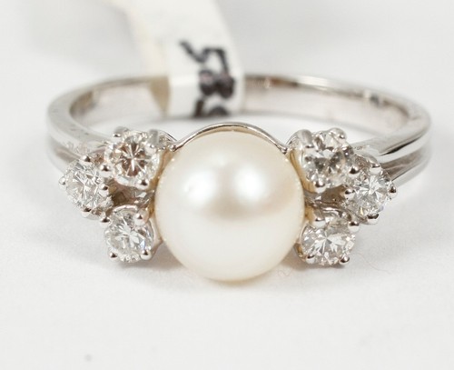 Bague 585 blanc 14 carat - blanc,